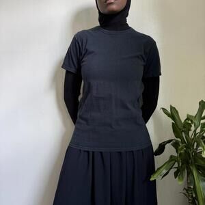 Vintage faded Black casual t-shirt size S